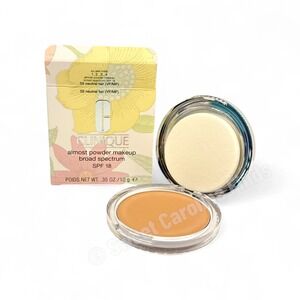 Clinique‎ Almost Powder Makeup 02 Neutral Fair SPF18 Oil-Free Matte Foundation